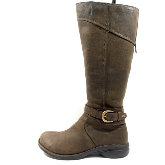 Merrell Shoes - Merrell Captiva Buckle Waterproof Leather Tall Boots - Women's Size 7.5